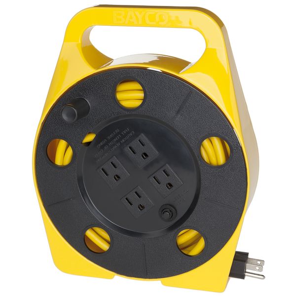 Bayco Multipurpose Retractable Cord Reel 20 FT Fl-700 Wall or Ceiling Mount  7a for sale online