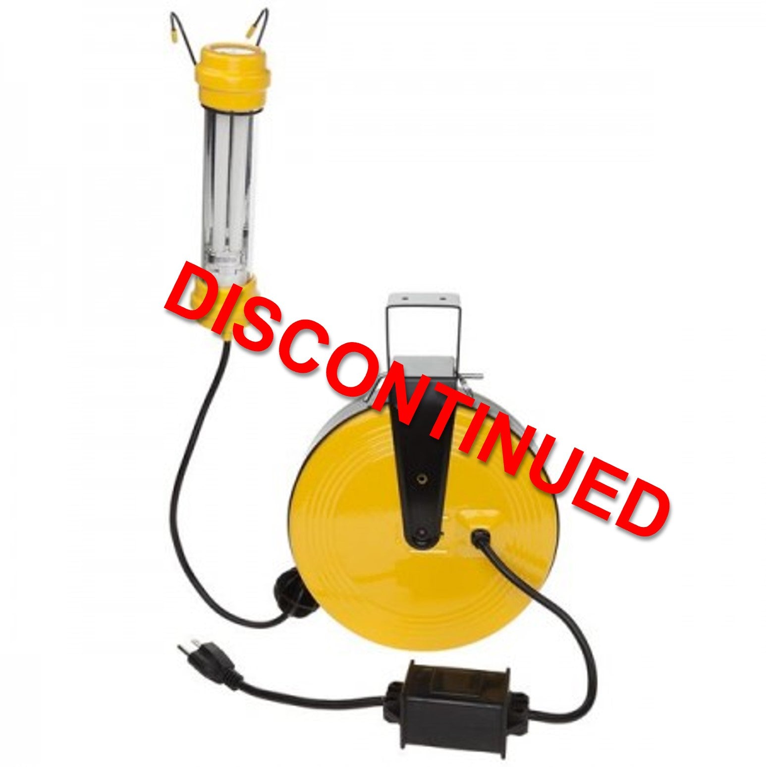 50ft Retractable Cord Reel with LED Work Light