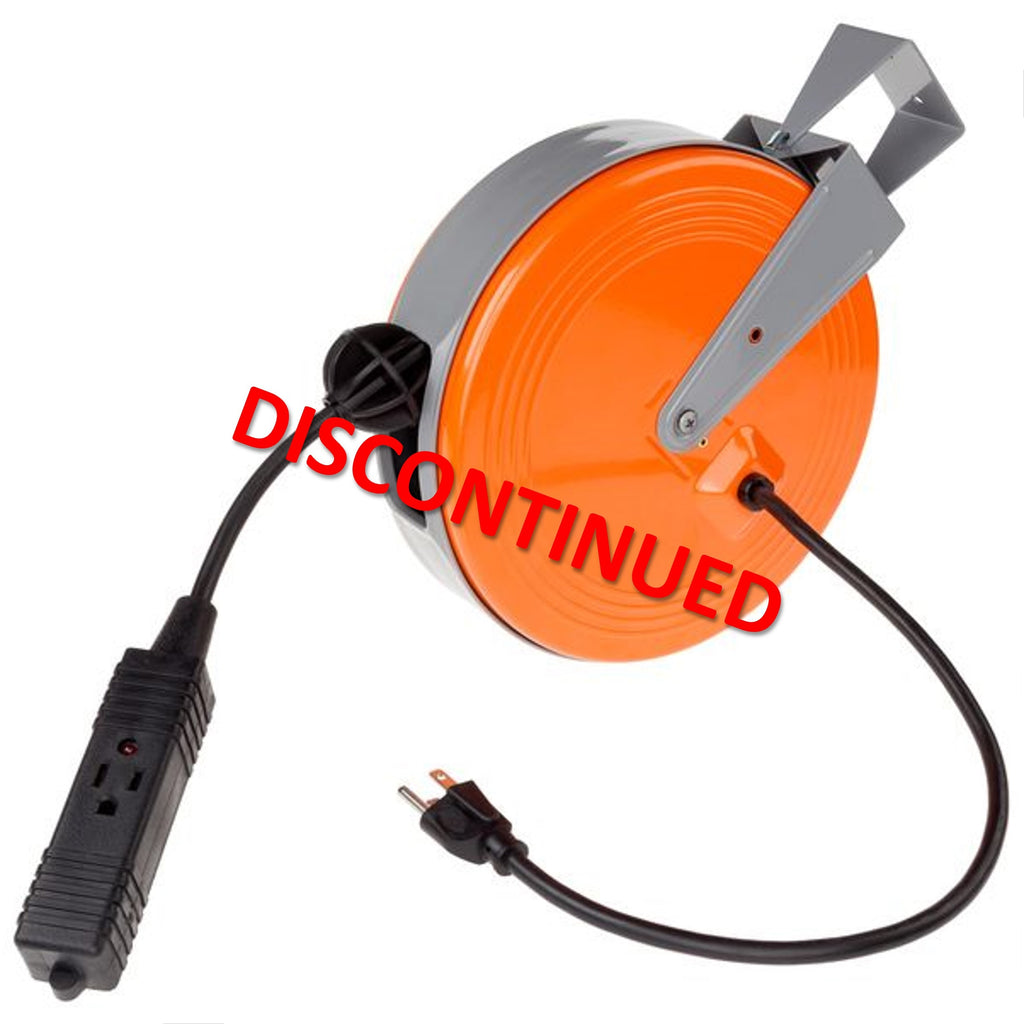 30 ft. 16/3 Metal Retractable Extension Cord Reel - Yahoo Shopping